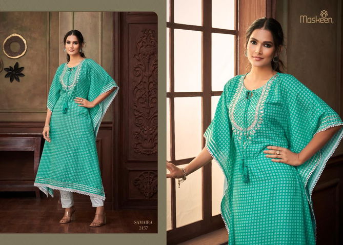 Samaira By maskeenji 3156-3160 Kurtis With Bottom Catalog